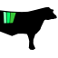 Beef, short loin, porterhouse steak, separable lean and fat, trimmed to 0" fat, USDA choice, cooked, broiled