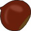 Nuts, chestnuts, japanese, dried